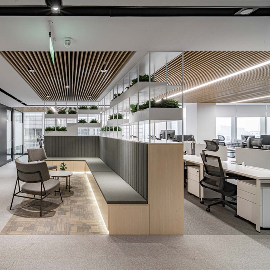 Design team on construction site